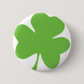 Badge Rond 5 Cm shamrock vert (Devant)