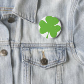 Badge Rond 5 Cm shamrock vert (En situation)