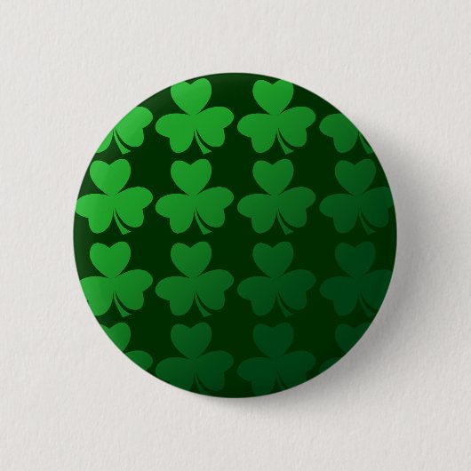 Badge Rond 5 Cm Shamrocks (Devant)