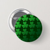 Badge Rond 5 Cm Shamrocks (Devant & derrière)