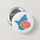 Badge Rond 5 Cm Shark (Devant & derrière)