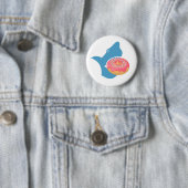 Badge Rond 5 Cm Shark (En situation)