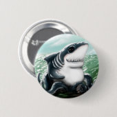 Badge Rond 5 Cm Sharktopus (Devant & derrière)