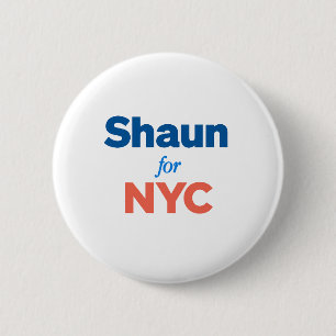 Badge Rond 5 Cm Shaun pour NYC