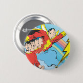 Badge Rond 5 Cm SHAZAM/Billy Batson (Devant & derrière)