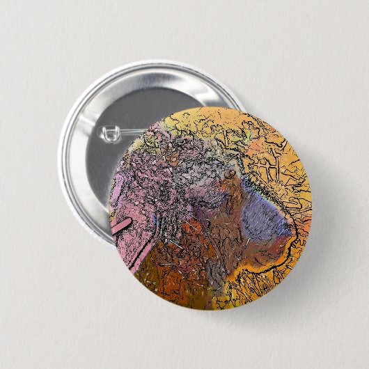 BADGE ROND 5 CM SHEEP (Devant & derrière)