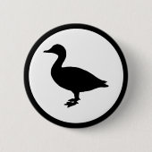 Badge Rond 5 Cm Sheldrake Duck (Devant)