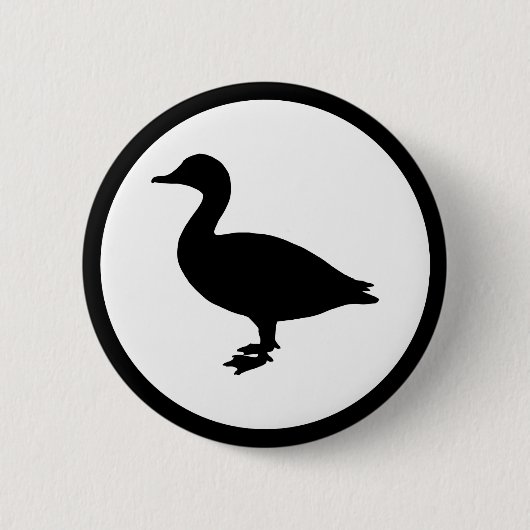Badge Rond 5 Cm Sheldrake Duck (Devant)