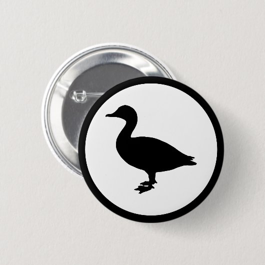 Badge Rond 5 Cm Sheldrake Duck (Devant & derrière)