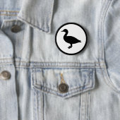 Badge Rond 5 Cm Sheldrake Duck (En situation)