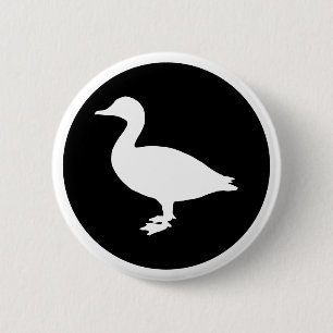 Badge Rond 5 Cm Sheldrake Duck