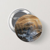 BADGE ROND 5 CM SHELL GÉANT TORTOISE (Devant & derrière)