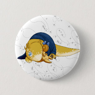 Badge Rond 5 Cm Shivae et peluché