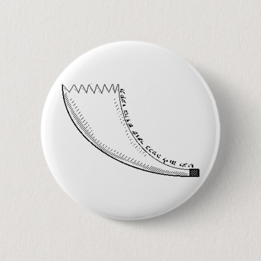 Badge Rond 5 Cm Shofar (Devant)