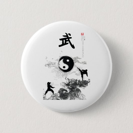 Badge Rond 5 Cm Shotokan Karate Uniform Karate Outfit Karate Calli (Devant)