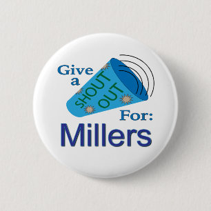 Badge Rond 5 Cm Shout Out pour Millers
