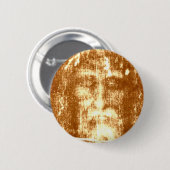 BADGE ROND 5 CM SHROUD DE TURIN (Devant & derrière)