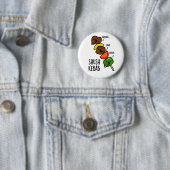 Badge Rond 5 Cm Shush Kebab Funny Food Pun (En situation)