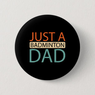 Badge Rond 5 Cm Shuttle Racquet Court - L'Équipe Du Joueur Juste U