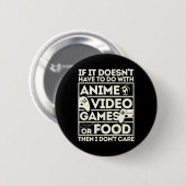 Badge Rond 5 Cm Si ce n'est pas d'anime (Devant & derrière)