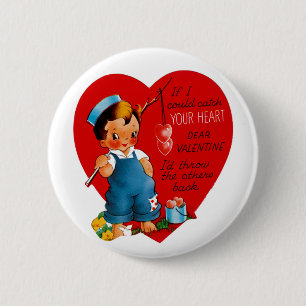 Badge Rond 5 Cm Si Je Pouvais Attraper Ton Coeur