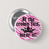 Badge Rond 5 Cm Si la couronne s'adapte ..... (Devant & derrière)