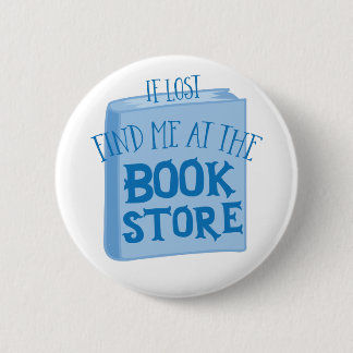 Badge Rond 5 Cm si perdu trouvez-moi à la librairie
