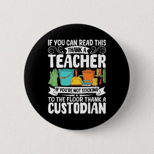 Badge Rond 5 Cm Si vous pouvez lire ceci, remerciez un professeur,