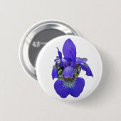 Badge Rond 5 Cm Sibérie Iris Coordonner les éléments (Devant & derrière)