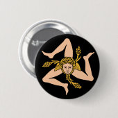 Badge Rond 5 Cm Sicile (Devant & derrière)
