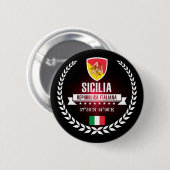 Badge Rond 5 Cm Sicilia (Devant & derrière)