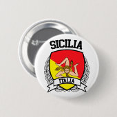 Badge Rond 5 Cm Sicilia (Devant & derrière)
