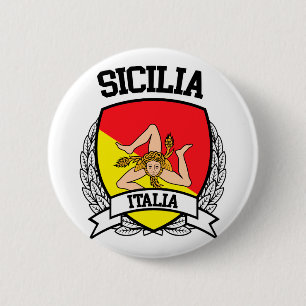 Badge Rond 5 Cm Sicilia