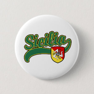 Badge Rond 5 Cm Sicilia