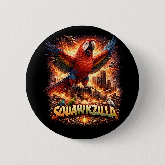 Badge Rond 5 Cm Siège écarlate (Devant)