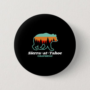 Badge Rond 5 Cm Sierra-at-tahoe Ski Snowboard Californie Bea