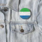 Badge Rond 5 Cm Sierra Leone (En situation)