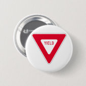 Badge Rond 5 Cm signal de ralentissement (Devant & derrière)