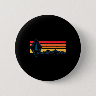 Badge Rond 5 Cm Signal Marqueur du sentier de la crête du Pacifiqu
