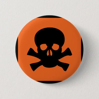 Badge Rond 5 Cm signe crânien chimiste