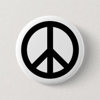 Badge Rond 5 Cm Signe de paix