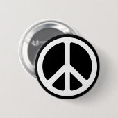 Badge Rond 5 Cm Signe de paix (Devant & derrière)