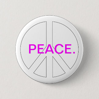 Badge Rond 5 Cm Signe de paix