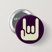 Badge Rond 5 Cm signe de roche (Devant & derrière)