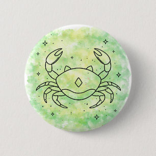 Badge Rond 5 Cm Signe du Cancer
