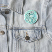 Badge Rond 5 Cm Signe du Verseau (En situation)
