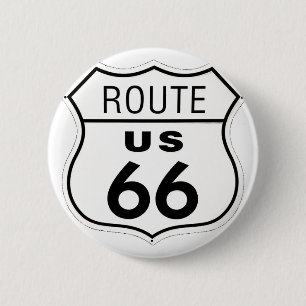 Badge Rond 5 Cm Signe - itinéraire 66