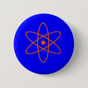 BADGE ROND 5 CM SIGNE NUCLÉAIRE