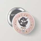 Badge Rond 5 Cm SIGNE Zodiaque (Devant & derrière)