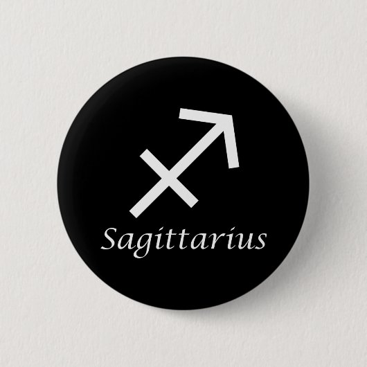 Badge Rond 5 Cm SIGNE Zodiaque 'Sagittarius' (Devant)